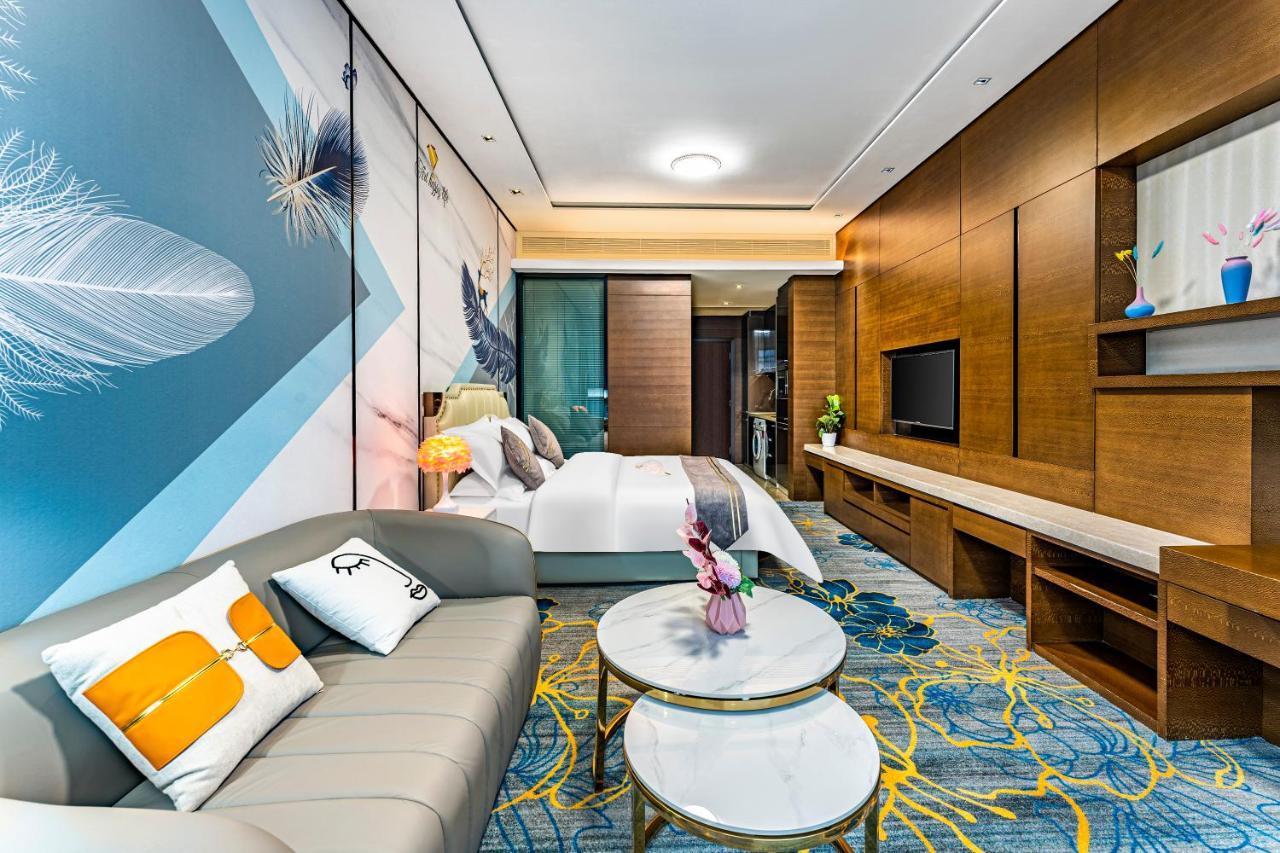 Qingman Apartment Guangzhou Zhujiang New Town East Railway Station Branch Eksteriør billede